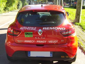 Clio rouge - Remond auto-école